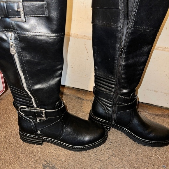 GBG Los Angeles Black Combat Boots - Picture 6 of 7